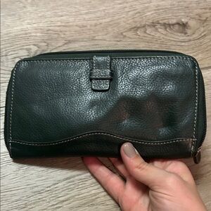 Green Leather Wallet